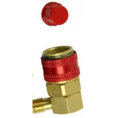 Быстросъёмная муфта ВД А/С 1/4" SAE 90° QCHB14