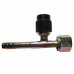Фитинг АC-U07129 соед., сталь, Ø резьбы 9/16"18 UNF, Ø трубки 3/8", G6, №6, #6 (8мм), 180°, с заправочным портом, mini O-Ring