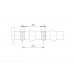 Фитинг AC-U07252 №12 стальной №12, ( 3/4, 16 мм), 180º, длина фитинга 100мм, сталь, аналог Manulli