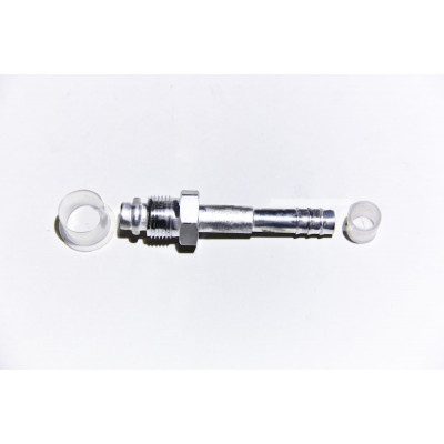 Фитинг AC-U07084 соед., под обжимку, алюминий, Ø резьбы 7/8" 14 UNF, Ø трубки 5/8", G10, №10, #10 (13мм), 180°, без стакана, O-Ring